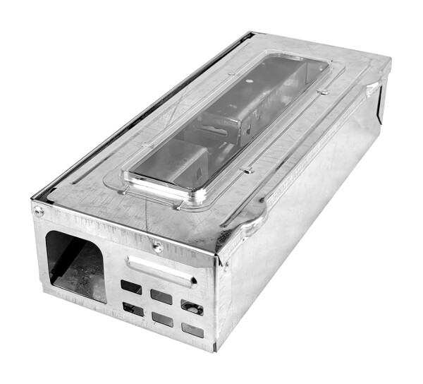 Chwytacz metalowy z szybką Mini na myszy