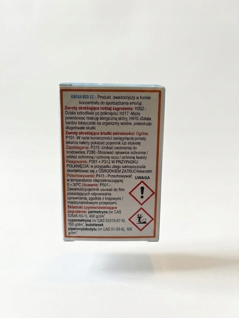 4315e1a743cfb3d089b8f1f20e2f KAFAR 600 EC 50ml na pluskwy, prusaki
