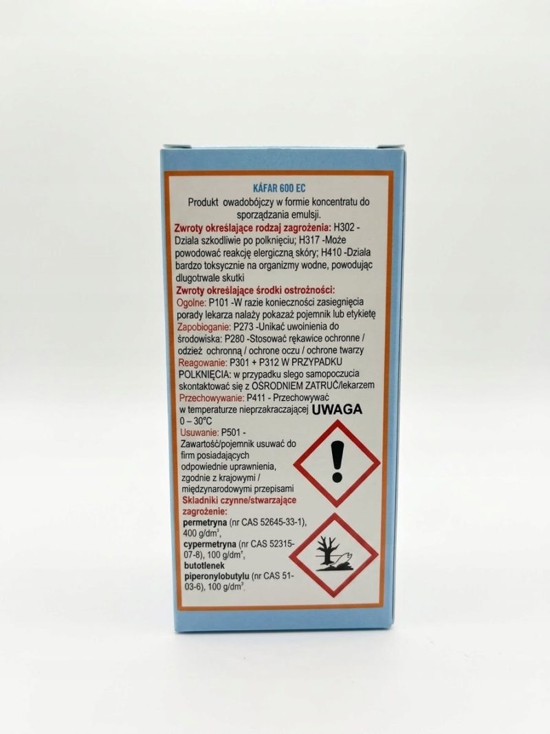 6e712131458aa986f72aeb30b833 Kafar 600 EC 100 ml na pluskwy, prusaki